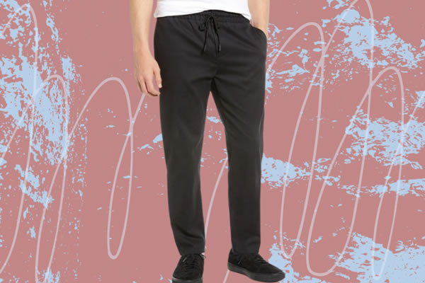 Wearing Mens Drawstring Pants - Yeeti Luxe